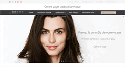 Desktop Screenshot of centre-laser-opera.fr