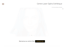 Tablet Screenshot of centre-laser-opera.fr